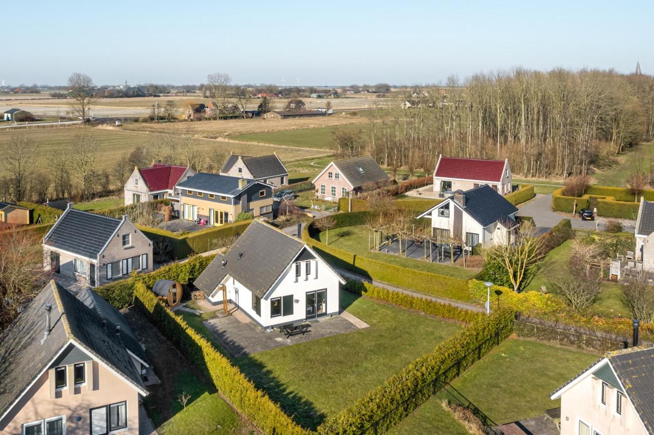 The Frisian Beach House Met Scandinavische Barrel Sauna Vila Tzummarum Exterior foto