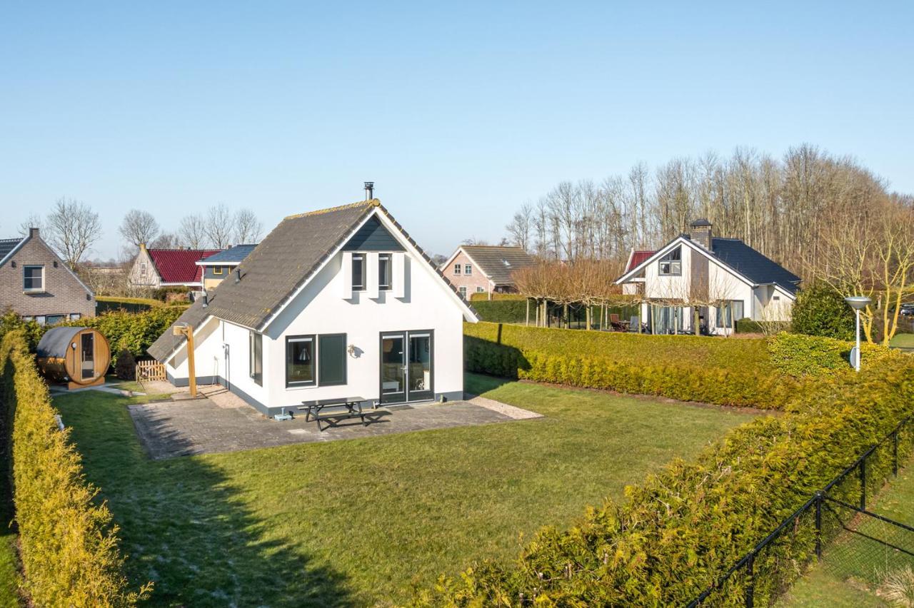 The Frisian Beach House Met Scandinavische Barrel Sauna Vila Tzummarum Exterior foto