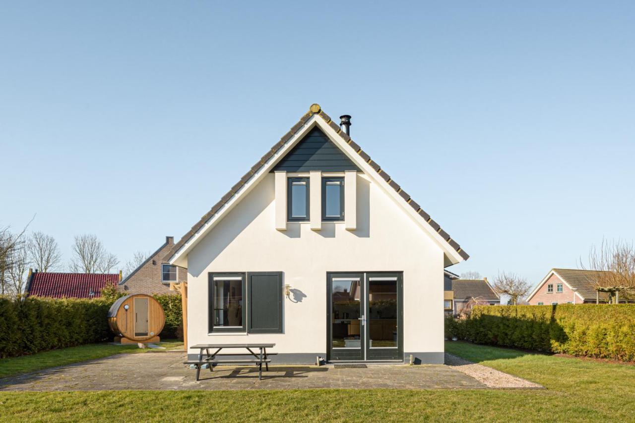 The Frisian Beach House Met Scandinavische Barrel Sauna Vila Tzummarum Exterior foto